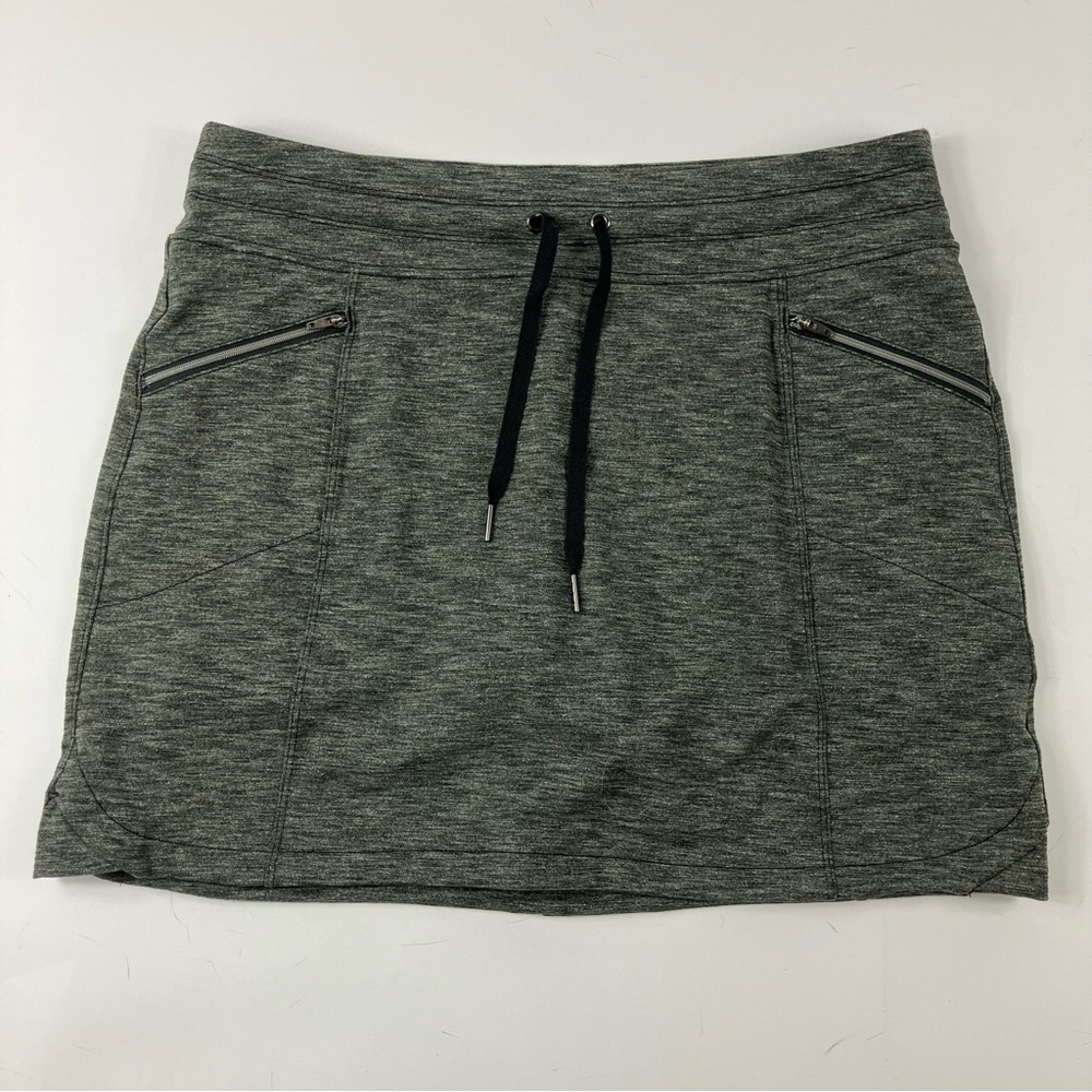 Athleta Dark Gray Heather Mini Athletic Skort